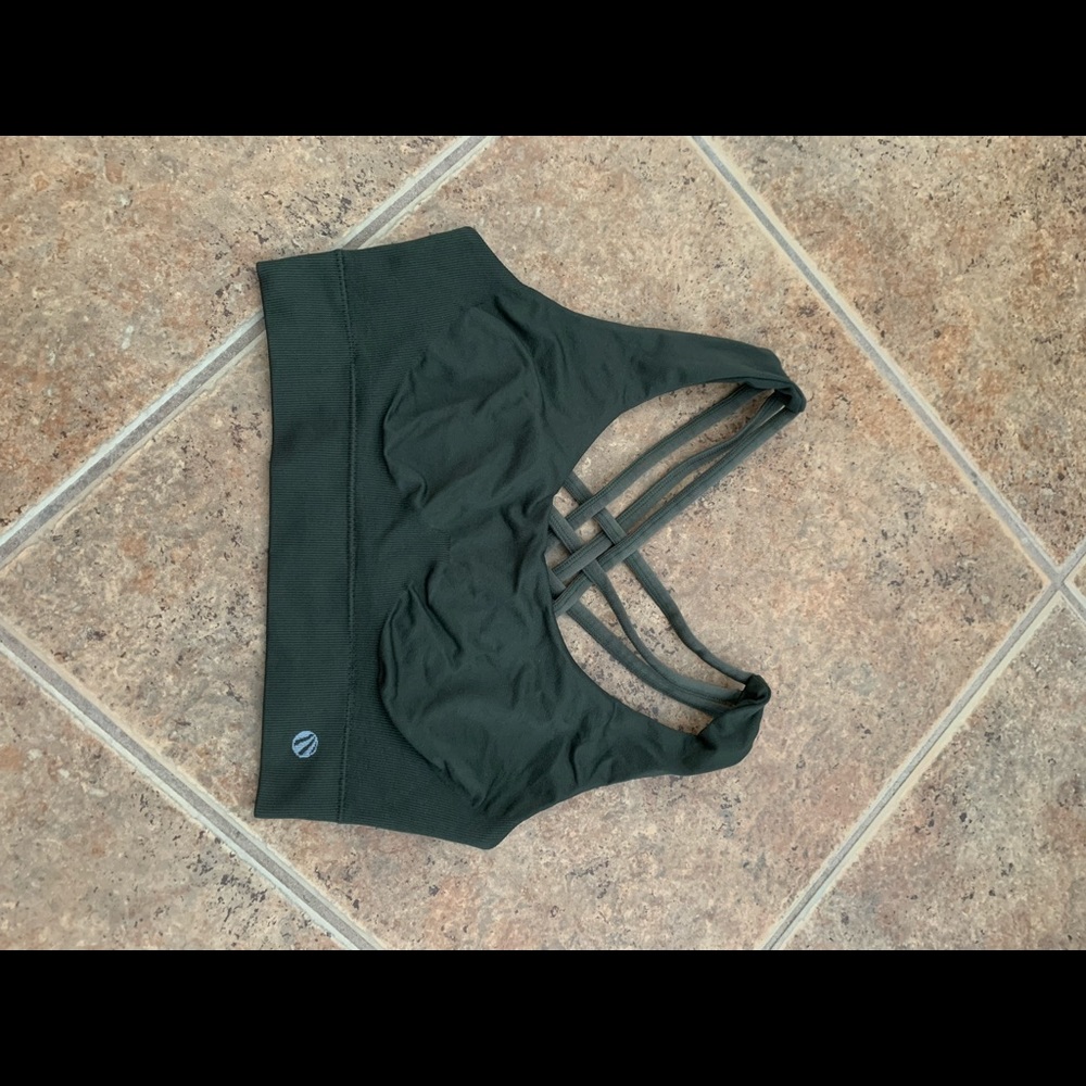 Dark green Marika Sport athletic bra